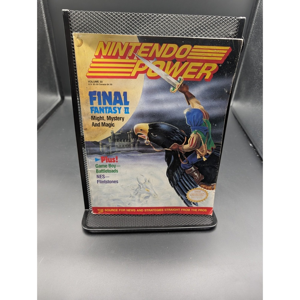 Nintendo Power Vol 30 Nov 1991 : Final Fantasy II 2 / With Poster